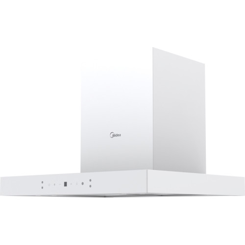 Наклонная вытяжка MIDEA/ MDK/Т-образная вытяжка MIDEA, ширина 60 см, сенсорное управление, производительность 900 м3/ч, LED освещение, 4 скорости цвет белый
