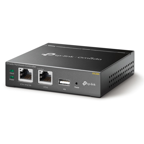 Контроллер/ Omada Cloud Controller, Centralized Management for Omada EAPs, Marvell, 2 Fast Ethernet Port, 1 USB 2.0 Port, 1 Mirco-USB Port, Powered by 802.3af PoE or Micro-USB Power Adapter, Desktop Steel Case, Wireless Network Configuration, RF Monitorin