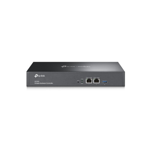 Контроллер/ Omada hardware Controller OC300, 2 gigabit ethernet ports, 1 USB 3.0 port, managed up to 500 Omada Access Points/Switch/Gateway, support batch configuration, firmware upgradation, intelligent network monitoring and captive portal, easy managem