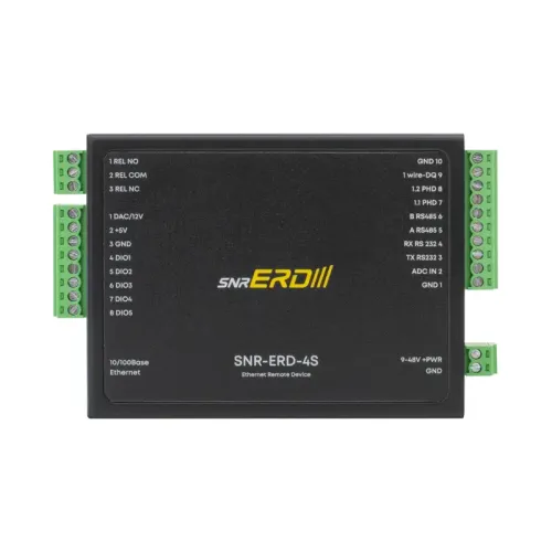 Устройство удалённого контроля и управления/ Устройство удалённого контроля и управления, металл корпус, крепление DIN. SNR SNR-ERD-4s