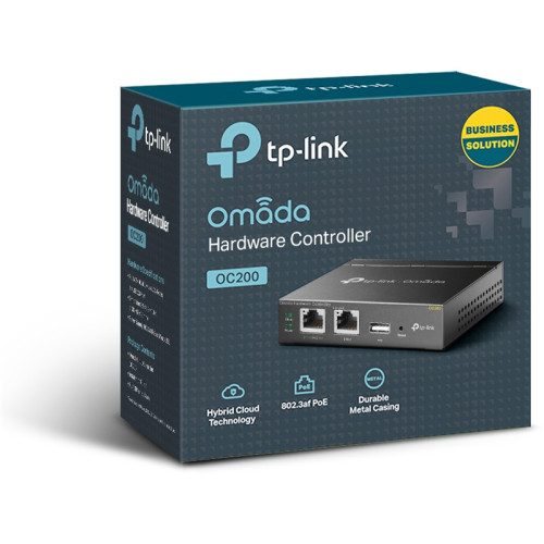 Контроллер/ Omada Cloud Controller, Centralized Management for Omada EAPs, Marvell, 2 Fast Ethernet Port, 1 USB 2.0 Port, 1 Mirco-USB Port, Powered by 802.3af PoE or Micro-USB Power Adapter, Desktop Steel Case, Wireless Network Configuration, RF Monitorin