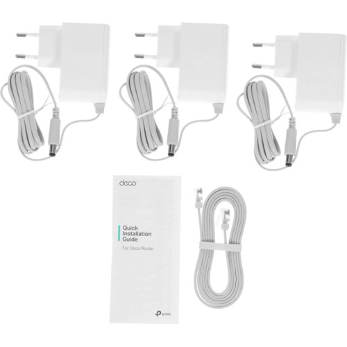 Маршрутизатор/ AX3000 Whole Home Mesh Wi-Fi 6 System, 3 units, 2× Internal Antennas, 3× Gb Ports (WAN/LAN auto-sensing) Маршрутизатор/ AX3000 Whole Home Mesh Wi-Fi 6 System, 3 units, 2× Internal Antennas, 3× Gb Ports (WAN/LAN auto-sensing)