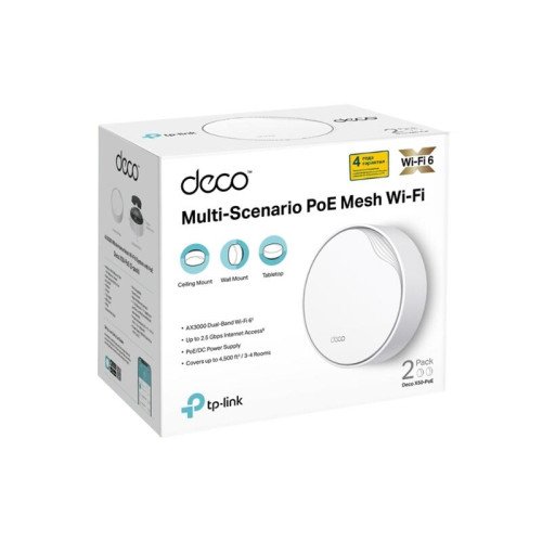 Wi-Fi Mesh-система PoE/ AX3000 Whole Home Mesh Wi-Fi 6 System with PoE Wi-Fi Mesh-система PoE/ AX3000 Whole Home Mesh Wi-Fi 6 System with PoE