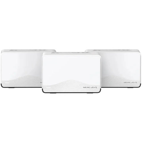Бесшовный Mesh роутер Mercusys Halo H27BE (HALO H27BE(3-PACK)) BE3600 10/100/1000BASE-TX белый (упак.:3шт)
