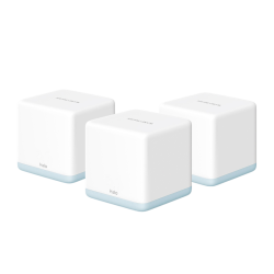 Бесшовный Mesh роутер Mercusys Halo H30(3-pack) AC1200 10/100BASE-TX компл.:устройство/крепления/адаптер белый (упак.:3шт)