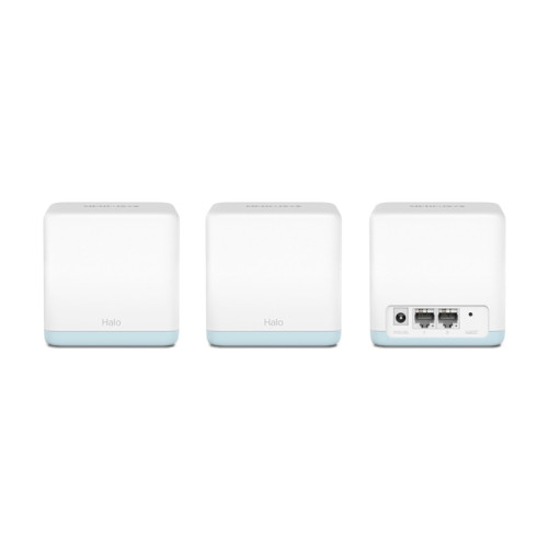 Бесшовный Mesh роутер Mercusys Halo H30(3-pack) AC1200 10/100BASE-TX компл.:устройство/крепления/адаптер белый (упак.:3шт) Бесшовный Mesh роутер Mercusys Halo H30(3-pack) AC1200 10/100BASE-TX компл.:устройство/крепления/адаптер белый (упак.:3шт)