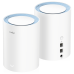 Wi-Fi Mesh-система/ AC1200 Wi-Fi Mesh Solution 2-Pack, Chipset MediaTek, Dual-Band, 867Mbps at 5GHz + 300Mbps at 2.4GHz, 802.11ac/a/b/g/n, 2 Fast Ethernet Ports, 2 internal antennas, MU-MIMO, DDNS, Zerotier/Wireguard/OpenVPN/IPSec/L2TP/PPTP VPN, DNS over Wi-Fi Mesh-система/ AC1200 Wi-Fi Mesh Solution 2-Pack, Chipset MediaTek, Dual-Band, 867Mbps at 5GHz + 300Mbps at 2.4GHz, 802.11ac/a/b/g/n, 2 Fast Ethernet Ports, 2 internal antennas, MU-MIMO, DDNS, Zerotier/Wireguard/OpenVPN/IPSec/L2TP/PPTP VPN, DNS over