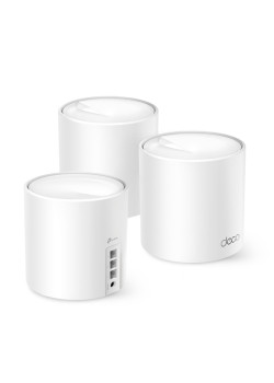 Маршрутизатор/ AX3000 Whole Home Mesh Wi-Fi 6 System, 3 units, 2× Internal Antennas, 3× Gb Ports (WAN/LAN auto-sensing)