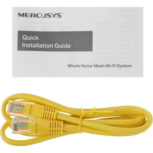 Бесшовный Mesh роутер Mercusys Halo H50G(3-pack) AC1900 10/100/1000BASE-TX белый (упак.:3шт)