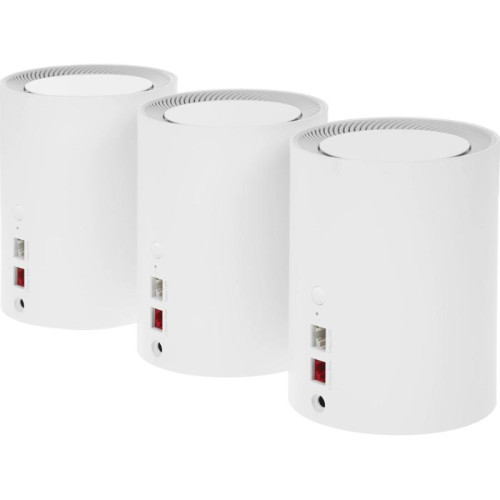 Бесшовный Mesh роутер Cudy M3000 (M3000(3-PACK) WHITE) AX3000 100/1000/2500BASE-T белый (упак.:3шт)