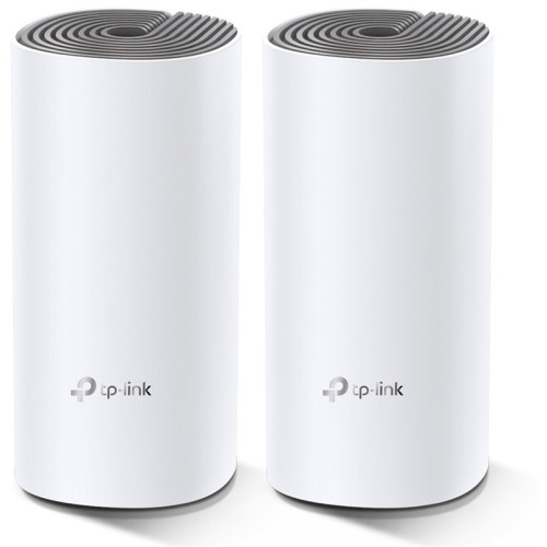 Бесшовный Mesh роутер TP-Link Deco E4 (DECO E4(2-PACK)) AC1200 10/100BASE-TX белый (упак.:2шт)
