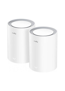 Бесшовный Mesh роутер Cudy M3000 (M3000(2-PACK) WHITE) AX3000 10/100/1000/2500BASE-T белый (упак.:2шт)