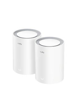 Wi-Fi Mesh-система/ AX3000 Wi-Fi 6 Mesh 2.5G Solution 2-Pack, Dual-Band,  Chipset MT7981BA+MT7976CN+RTL8221B, 802.11ax/ac/a/b/g/n,  2402Mbps at 5GHz + 574Mbps at 2.4GHz,  2.5G WAN+GE LAN, 5 internal antennas,  MU-MIMO, DDNS, Zerotier/Wireguard/OpenVPN/IPS