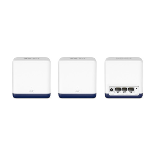 Бесшовный Mesh роутер Mercusys Halo H50G(2-pack) AC1900 10/100/1000BASE-TX белый (упак.:2шт)