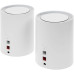 Бесшовный Mesh роутер Cudy M3000 (M3000(2-PACK) WHITE) AX3000 10/100/1000/2500BASE-T белый (упак.:2шт) Бесшовный Mesh роутер Cudy M3000 (M3000(2-PACK) WHITE) AX3000 10/100/1000/2500BASE-T белый (упак.:2шт)