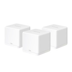 Бесшовный Mesh роутер Mercusys Halo H30G(3-pack) AC1200 10/100/1000BASE-TX белый (упак.:3шт)