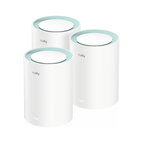 Wi-Fi Mesh-система/ AC1200 Wi-Fi Gigabit Mesh Solution 3-Pack, Chipset MT7621DA+MT7613B+MT7603, Dual-Band, 867Mbps at 5GHz + 300Mbps at 2.4GHz, 802.11ac/a/b/g/n, 2 Gigabit Ethernet Ports, 4 internal antennas, MU-MIMO, DDNS, Zerotier/Wireguard/OpenVPN/IPSe