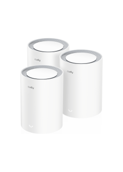 Wi-Fi Mesh-система/ AX3000 Wi-Fi 6 Mesh 2.5G Solution 3-Pack, Dual-Band,  Chipset MT7981BA+MT7976CN+RTL8221B, 802.11ax/ac/a/b/g/n,  2402Mbps at 5GHz + 574Mbps at 2.4GHz,  2.5G WAN+GE LAN, 5 internal antennas,  MU-MIMO, DDNS, Zerotier/Wireguard/OpenVPN/IPS