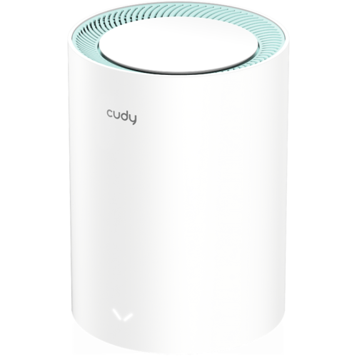 Бесшовный Mesh роутер Cudy M1500 (M1500(1-PACK)) AX1500 10/100/1000BASE-TX белый