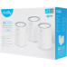 Бесшовный Mesh роутер Cudy M3000 (M3000(3-PACK) WHITE) AX3000 100/1000/2500BASE-T белый (упак.:3шт) Бесшовный Mesh роутер Cudy M3000 (M3000(3-PACK) WHITE) AX3000 100/1000/2500BASE-T белый (упак.:3шт)