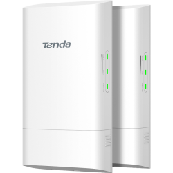 Точка доступа/ Tenda O1-5G (2-pack) Наружная точка доступа (комплект 2 шт), 5 ГГц, до 867 Мбит/с, внутренняя антенна 1x9dBi, IP65, PoE, LAN 1x100 Мбит/с