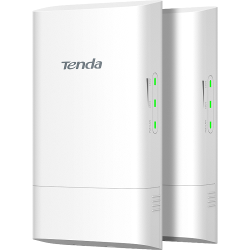 Точка доступа/ Tenda O1-5G (2-pack) Наружная точка доступа (комплект 2 шт), 5 ГГц, до 867 Мбит/с, внутренняя антенна 1x9dBi, IP65, PoE, LAN 1x100 Мбит/с