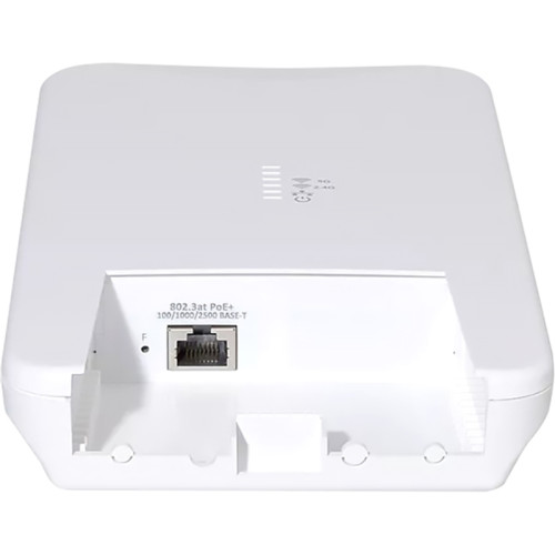 Точка доступа WOP-30L, 802.11ax  (WiFi 6), 2.4/5GHz; 2х2 MU-MIMO; 1 порт 100/1000/2500 Base-T, 4 разъема SMA-типа для подключения внешних антенн, 48/56В PoE+,