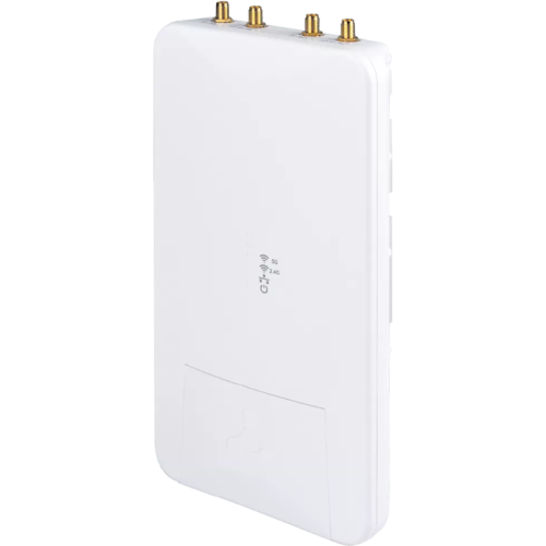 Точка доступа WOP-30L, 802.11ax  (WiFi 6), 2.4/5GHz; 2х2 MU-MIMO; 1 порт 100/1000/2500 Base-T, 4 разъема SMA-типа для подключения внешних антенн, 48/56В PoE+,