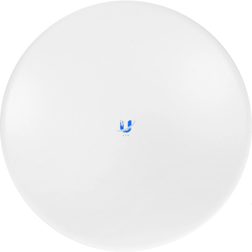 Точка доступа/ 5 GHz Point-to-MultiPoint (PtMP) client radio (CPE) designed for WISPs, featuring a 24 dBi high-gain dish antenna, 1024 QAM modulation
