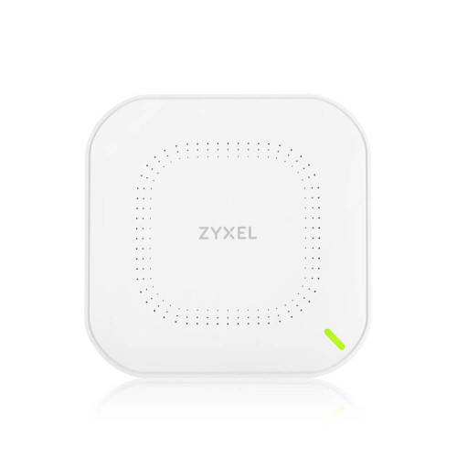 Точка доступа/ Точка доступа Zyxel NebulaFlex NWA90AX, WiFi 6, 802.11a/b/g/n/ac/ax (2,4 и 5 ГГц), MU-MIMO, антенны 2x2, до 575+1200 Мбит/с, 1xLAN GE, PoE, защита от 4G/5G, БП в комплекте