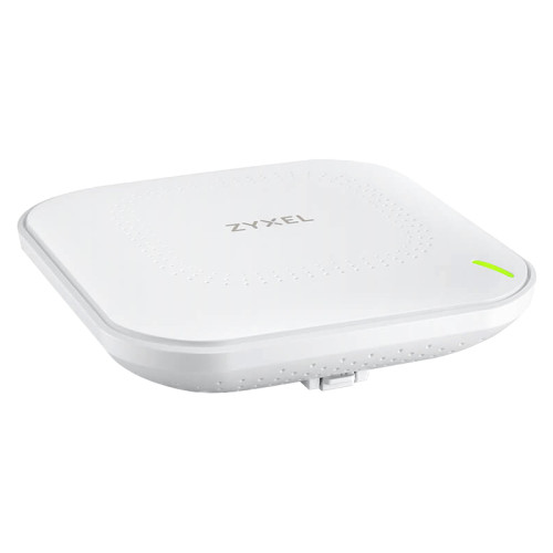 Точка доступа/ Zyxel NebulaFlex NWA90AX Hybrid Access Point, WiFi 6, 802.11a/b/g/n/ac/ax (2.4 & 5 GHz), MU-MIMO, 2x2 antennas, up to 575+1200 Mbps, 1xLAN GE, PoE , 4G/5G protection, PSU included