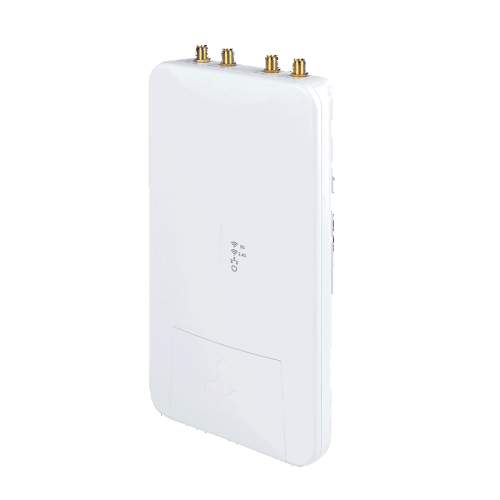 Точка доступа WOP-20L 802.11ac, 2.4/5GHz;  2х2 MIMO; 1 порт 10/100/1000 Base-T, 4 разъема SMA для подключения внешних антенн, 48 В DC-PoE+