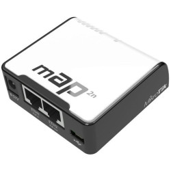 Маршрутизатор/ mAP Dual-Chain 2.4GHz micro AP, 650MHz CPU, 64MB RAM, 2xEthernet, PoE out