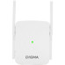 Повторитель беспроводного сигнала Digma D-WR310 (D-WR310V2) N300 Wi-Fi белый