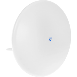 Точка доступа/ 5 GHz Point-to-MultiPoint (PtMP) client radio (CPE) designed for WISPs, featuring a 24 dBi high-gain dish antenna, 1024 QAM modulation