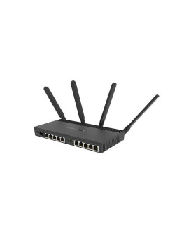 Точка доступа/ RB4011iGS+5HacQ2HnD-IN Powerful 10xGigabit port router with a Quad-core 1.4Ghz CPU, 1GB RAM, SFP+ 10Gbps cage, dual band 2.4GHz / 5GHz 4x4 MIMO 802.11a/b/g/n/ac wireless and desktop case