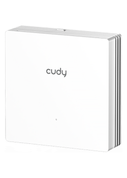 Точка доступа/ AC1200 Dual Band Gigabit Wall Plate Access Point, 867Mbps at 5GHz + 300Mbps at 2.4GHz,  1 x Gigabit PoE-IN Port, 802.3af / at, 1 x Gigabit  RJ45 ports, Cudy Mesh Support