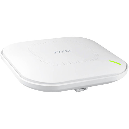 Точка доступа/ Zyxel NebulaFlex Pro WAX630S Hybrid Access Point, WiFi 6, 802.11a/b/g/n/ac/ax (2.4 & 5 GHz), MU-MIMO, Smart Antenna, 4x4 antennas, up to 575+2400 Mbps, 1xLAN 2.5GE, 1xLAN GE, PoE, 4G/5G protection