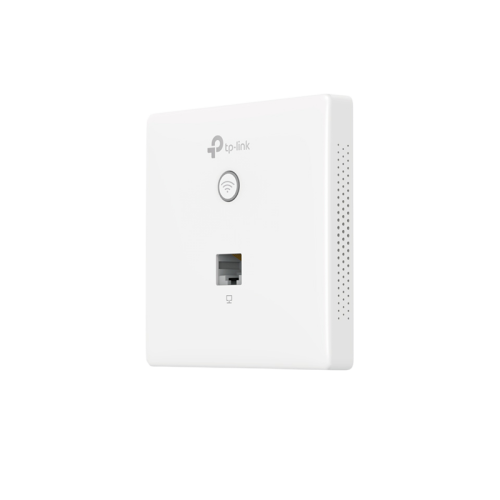 Точка доступа/ 300Mbps Wireless N Wall-Plate Access Point, Qualcomm, 300Mbps at 2.4GHz, 802.11b/g/n, 2 10/100Mbps LAN, 802.3af PoE Supported, Compatible with 86mm & EU Standard Junction Box, Centralized Management, Load Balance, Rate Limit, Captive Portal