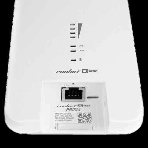 Точка доступа Wi-Fi Ubiquiti Rocket 5AC PRISM Gen2  RP-5AC-Gen2  Ubiquiti точка доступа 5 ГГц, PtMP/PtP, airMAX ac, 2x RP-SMA,  RP-5AC-Gen2  фильтры airPrism, GPS Sync (020268) {10}