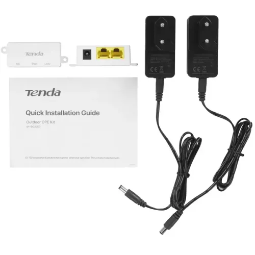 Точка доступа/ Tenda OS3 (2-pack) Наружная точка доступа (комплект 2 шт), 5 ГГц, до 867 Мбит/с, внешняя антенна 1x12dBi, IP65, PoE
