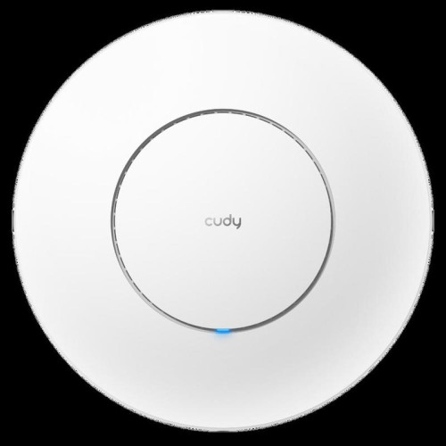 Точка доступа Wi-Fi CUDY AX3000 Wi-Fi 6 2 5G Access Point AX3000 Dual Band Ceiling Mount Wi-Fi 6 Access Point, Chipset MT7981, 802.11ax/ac/a/b/g/n, 2402Mbps at 5GHz + 574Mbps at 2.4GHz, 1 x 2.5G RJ45 Port, MU-MIMO, Support 12V DC or  802.3at PoE or Passiv