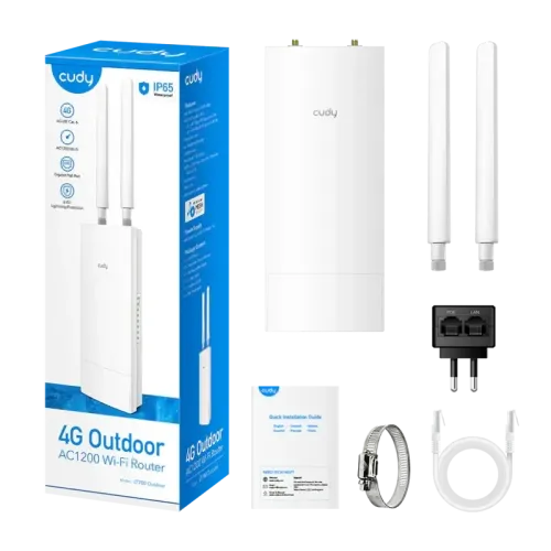 Точка доступа/ Outdoor 4G LTE Cat 6 AC1200 Wi-Fi Gigabit Router