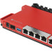 Роутер беспроводной MikroTik L009UiGS-2HaxD-IN AX600 10/100/1000BASE-TX красный