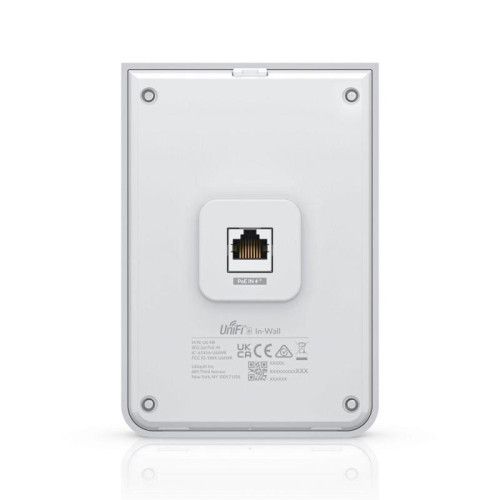 Точка доступа Wi-Fi Ubiquiti UniFi 6 AP In-Wall  U6-IW  Точка доступа 2,4+5 ГГц, Wi-Fi 6, 4х4 MU-MIMO, 5х 1G RJ45