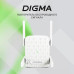 Повторитель беспроводного сигнала Digma D-WR400 AC1200 10/100BASE-TX/Wi-Fi белый Повторитель беспроводного сигнала Digma D-WR400 AC1200 10/100BASE-TX/Wi-Fi белый