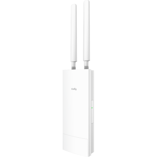 Точка доступа/ BE3600 High Power WiFi 7 Gigabit Outdoor Access Point, 2880Mbps at 5GHz + 688Mbps at 2.4GHz, 1 x Gigabit RJ45, 2 Detachable Antennas, 802.3at/802.3af PoE or 48V passive PoE, IP65 Waterproof, lightning protection, 48V passive PoE adapter inc