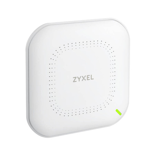 Точка доступа/ Zyxel NebulaFlex NWA90AX Hybrid Access Point, WiFi 6, 802.11a/b/g/n/ac/ax (2.4 & 5 GHz), MU-MIMO, 2x2 antennas, up to 575+1200 Mbps, 1xLAN GE, PoE , 4G/5G protection, PSU included