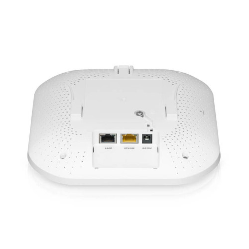 Точка доступа/ Zyxel NebulaFlex Pro WAX620D-6E Hybrid Access Point, WiFi 6, 802.11a/b/g/n/ac/ax (2.4 & 5 GHz), MU-MIMO, Dual Pattern 4x4 Antennas, Up to 575+4800 Mbps c, 1xLAN 2.5GE, 1xLAN GE, PoE, 4G/5G protection