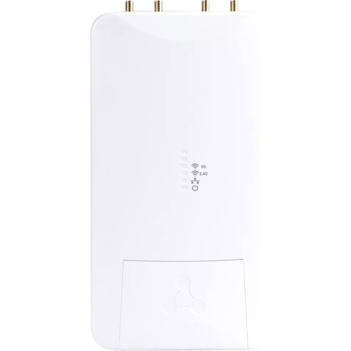 Точка доступа WOP-30L, 802.11ax  (WiFi 6), 2.4/5GHz; 2х2 MU-MIMO; 1 порт 100/1000/2500 Base-T, 4 разъема SMA-типа для подключения внешних антенн, 48/56В PoE+,